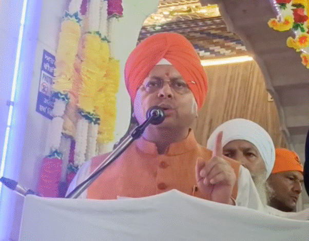 काशीपुर में गुरुद्वारा श्री ननकाना साहिब के नगर कीर्तन में मुख्यमंत्री पुष्कर सिंह धामी ने किया सहभाग