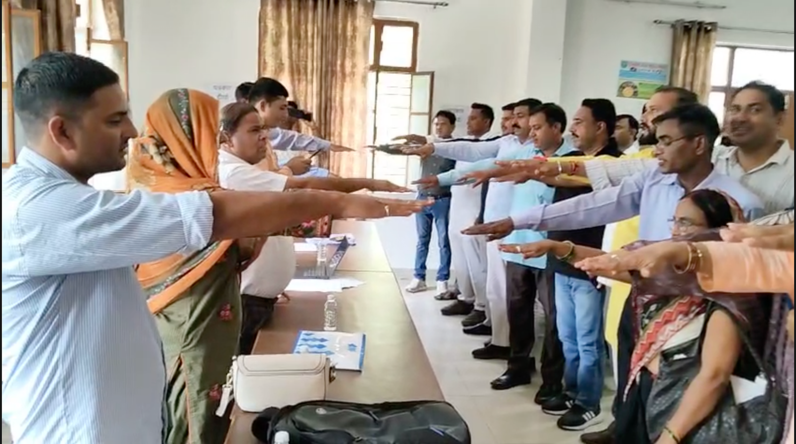 जसपुर: ग्राम प्रधानों ने ली शपथ, टीबी मुक्त पंचायत बनाने का संकल्प